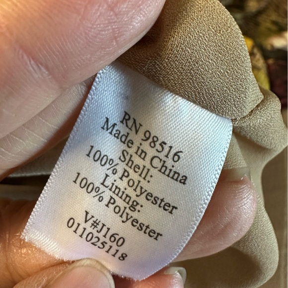 Coldwater Creek multicolored pull on midi skirt size PM - Picture 9 of 9